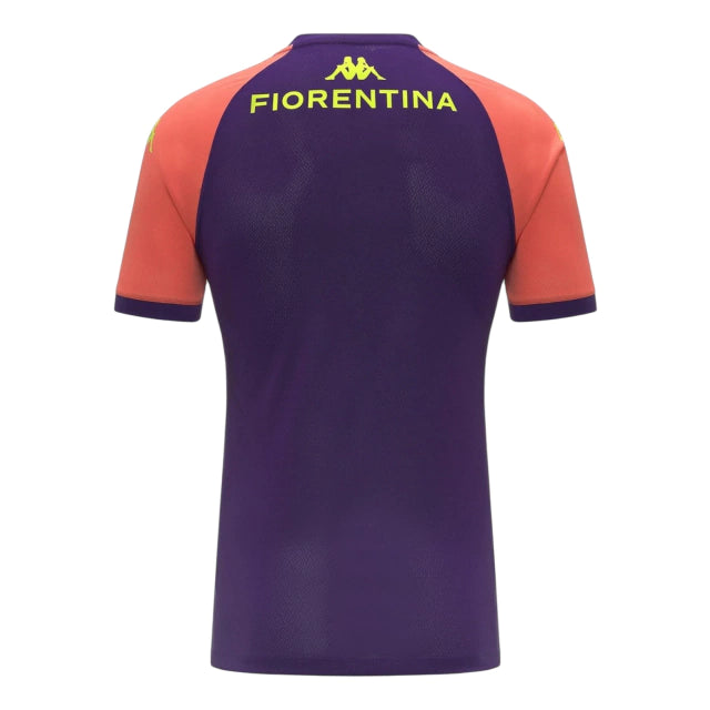 Camisa Fiorentina Treino 25/26 - Torcedor Kappa Masculina - Roxa e laranja