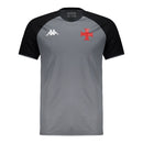Camisa Vasco da Gama Treino 25/26 - Torcedor Kappa Masculina - Cinza e preta