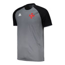 Camisa Vasco da Gama Treino 25/26 - Torcedor Kappa Masculina - Cinza e preta