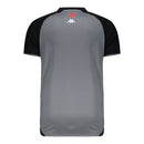 Camisa Vasco da Gama Treino 25/26 - Torcedor Kappa Masculina - Cinza e preta