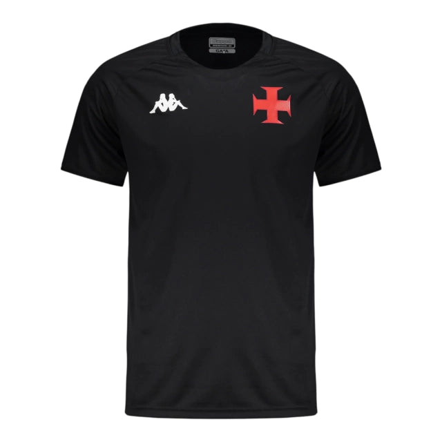 Camisa Vasco da Gama Treino 25/26 - Torcedor Kappa Masculina - Preta