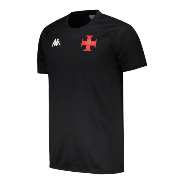 Camisa Vasco da Gama Treino 25/26 - Torcedor Kappa Masculina - Preta