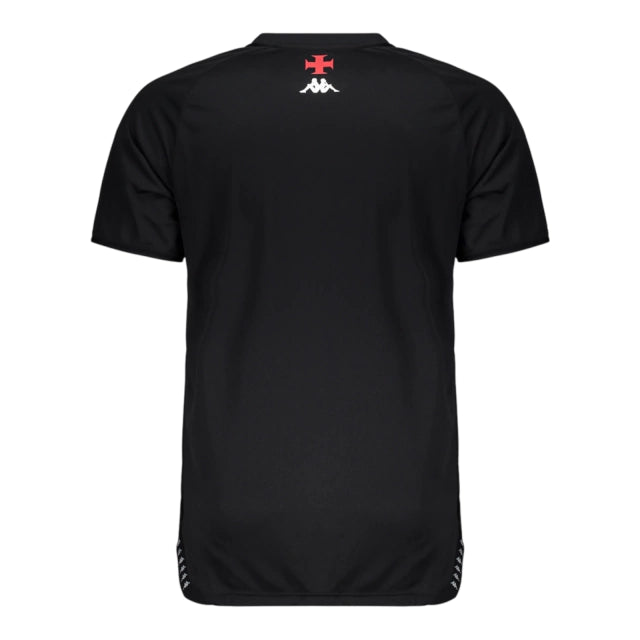 Camisa Vasco da Gama Treino 25/26 - Torcedor Kappa Masculina - Preta