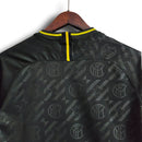 Camisa Retrô Inter de Milão II 1919/1920 - Masculina Nike - Preta com detalhes em cinza e amarelo