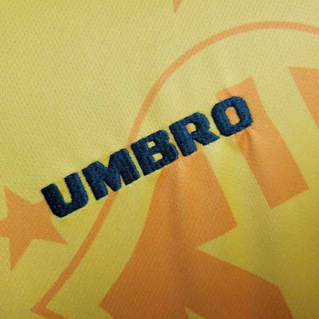 Kit Infantil Brasil Retrô 1994 - Umbro - Amarelo