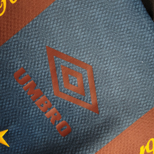 Camisa Retrô Inter de Milão Treino 1994/1995 - Masculina Umbro - Marrom e cinza