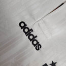 Kit Infantil Alemanha I Retrô 1996 - Adidas - Branco com detalhes em amarelo e vermelho e preto