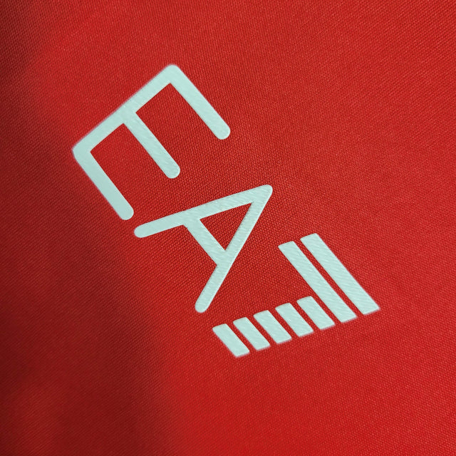 Camisa Napoli Treino 23/24 - Torcedor EA7 Masculina - Vermelha