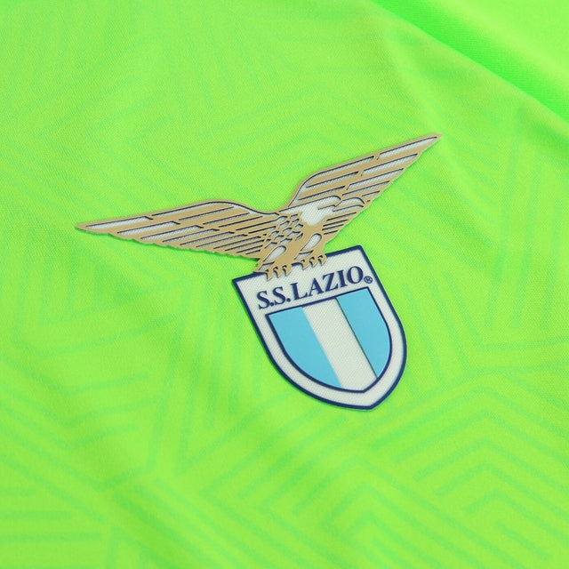 Camisa Lazio Goleiro I 24/25 - Torcedor Mizuno Masculina - Verde fluorescente