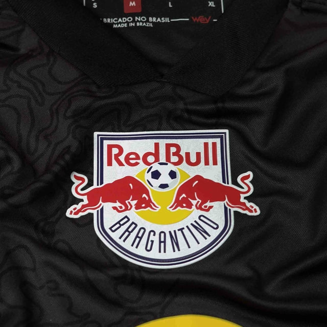 Camisa Red Bull Bragantino II 24/25 -  Feminina - Preta com detalhes em vermelho