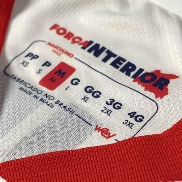 Camisa Red Bull Bragantino I 24/25 -  Feminina - Branca com detalhes em vermelho