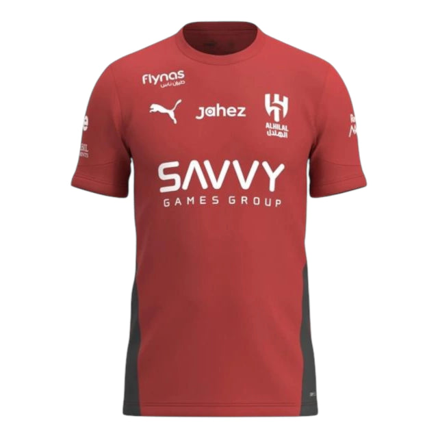 Camisa Al-Hilal Treino 25/26 - Torcedor Puma Masculina - Vermelha