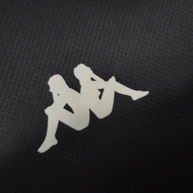 Kit Infantil Vasco da Gama I 23/24 - Kappa - Preto com detalhes em branco e amarelo