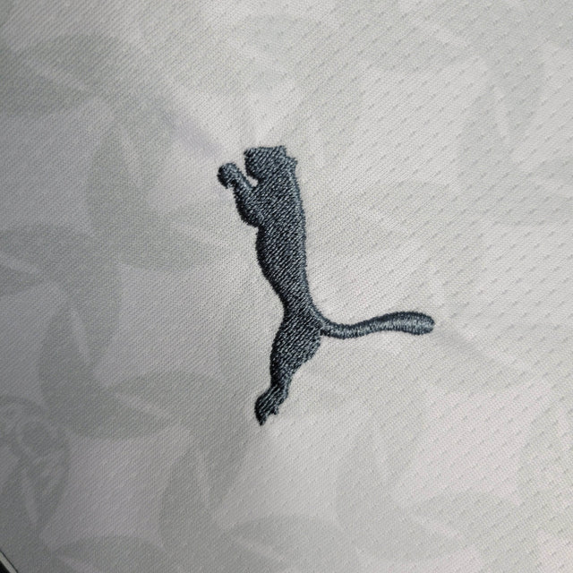 Kit Infantil AC Milan II 23/24 - Puma - Branco com detalhes em vermelho e preto