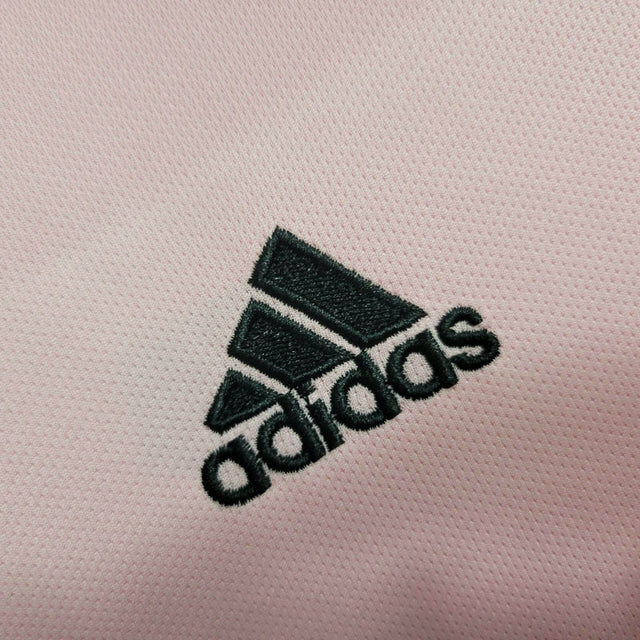 Kit Infantil Inter Miami CF I 23/24 - Adidas - Rosa com detalhes em preto