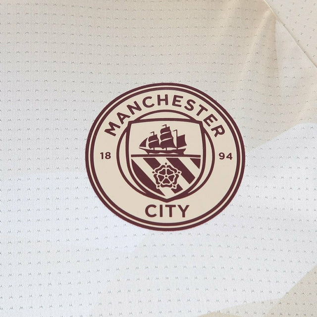 Camisa Manchester City Pré-jogo 24/25 - Torcedor Puma Masculina - Bege