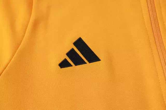 Conjunto Boca Juniors 25/26 - Masculino Adidas - Amarelo com detalhes em azul