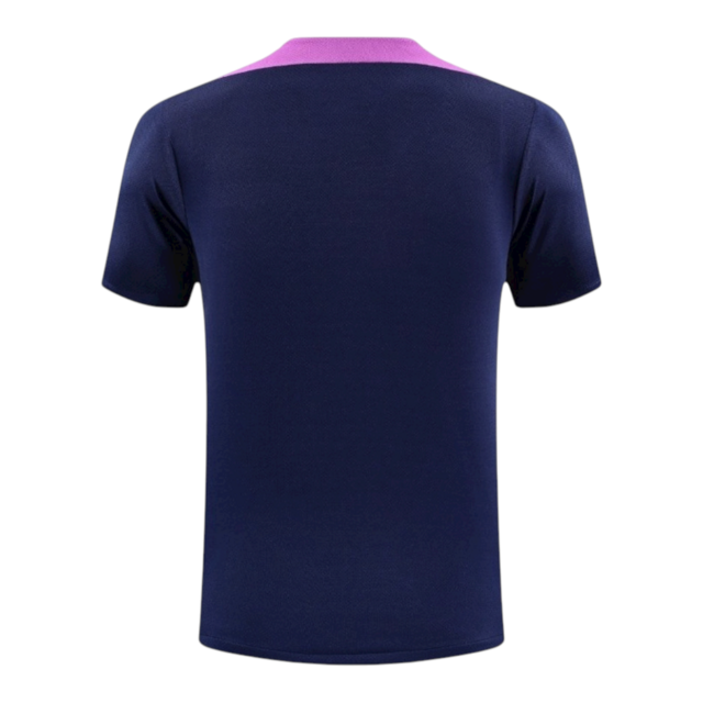 Camisa Barcelona Treino 25/26 - Torcedor Nike Masculina - Azul e roxa