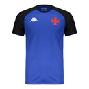 Camisa Vasco da Gama Goleiro Treino 25/26 - Torcedor Kappa Masculina - Azul e preta