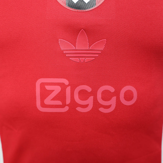 Camisa Ajax Edição Aniversário 125 anos 25/26 - Jogador Adidas Masculina - Branca e vermelha