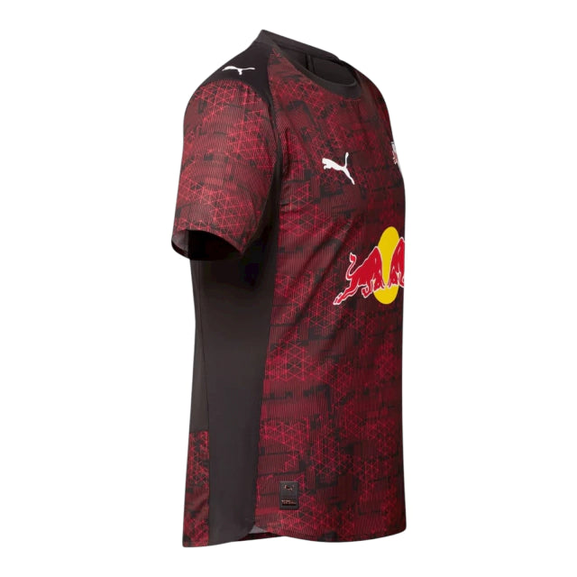 Camisa Red Bull Leipzig III 25/26 - Torcedor Puma Masculina - Vermelha e preta