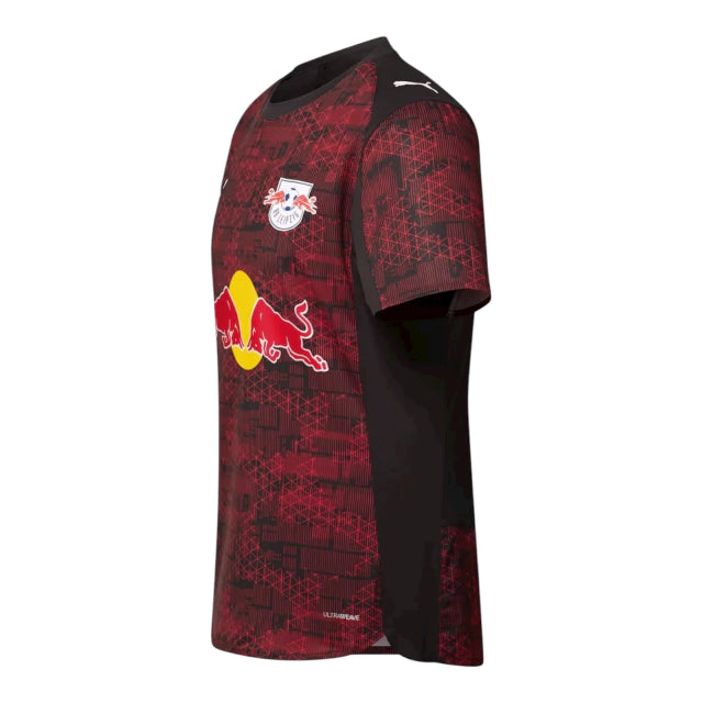 Camisa Red Bull Leipzig III 25/26 - Torcedor Puma Masculina - Vermelha e preta