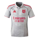 Camisa Lyon III 25/26 - Torcedor Adidas Masculina - Cinza e vermelha