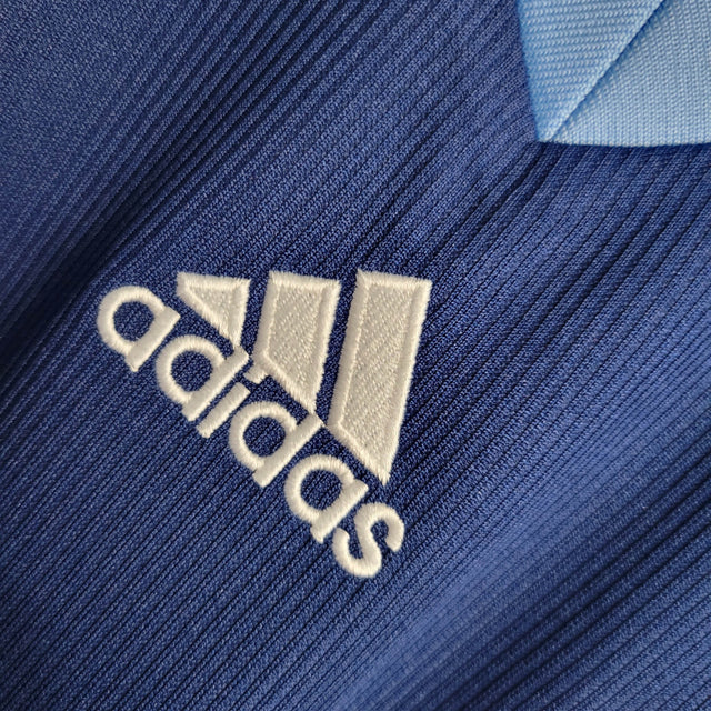 Camisa Retrô Seleção da Argentina II 1998 - Adidas Masculina - Azul com detalhes em branco