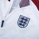Jaqueta Corta-Vento Seleção Inglaterra I 24/25 - Masculina Nike - Branca com detalhes em azul e vermelho