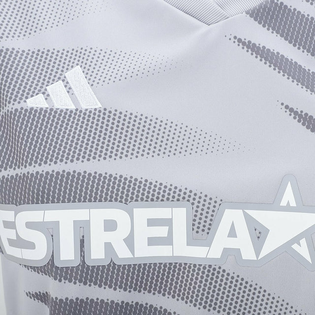 Camisa Internacional III 24/25 -  Adidas Feminina - Cinza com detalhes em vermelho