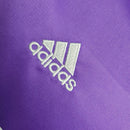 Kit Infantil Real Madrid Retrô 19/12 - Adidas - Roxo com detalhes em branco