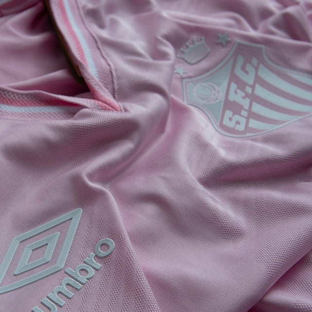 Camisa Santos Edição especial Outubro Rosa 24/25 -  Umbro Feminina - Rosa