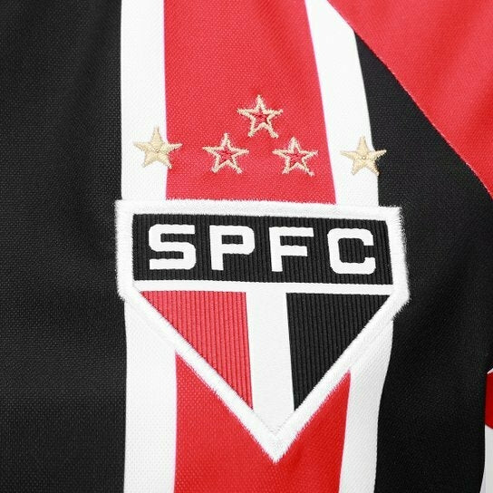 Camisa São Paulo II 25/26 -  New Balance Feminina - Vermelha e preta