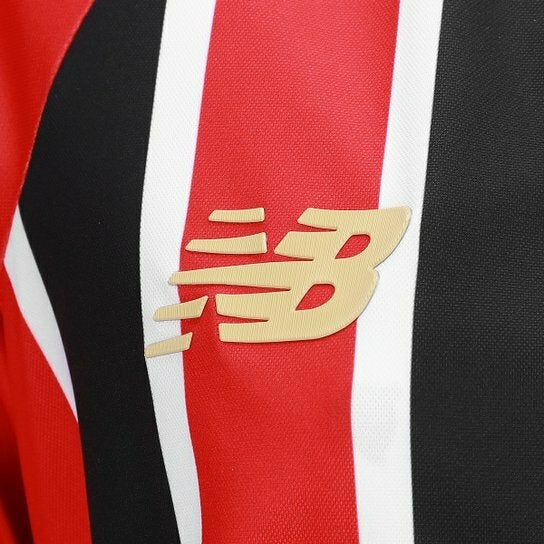Camisa São Paulo II 25/26 - Torcedor New Balance Masculina - Vermelha e preta