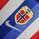 Camisa Noruega I 24/25 - Torcedor Nike Masculina - Vermelha com detalhes em branco e azul