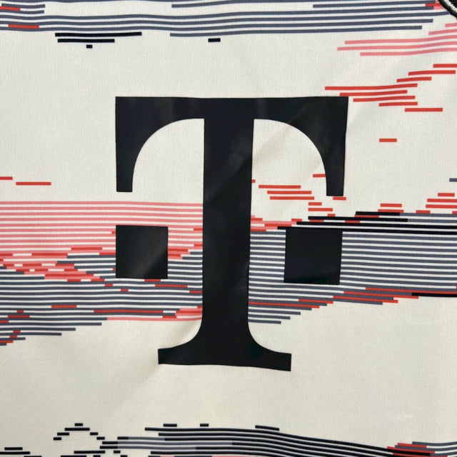 Camisa Bayern de Munique II 25/26 -  Adidas Feminina - Bege com detalhes em vermelho e azul