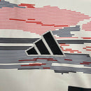 Camisa Bayern de Munique II 25/26 -  Adidas Feminina - Bege com detalhes em vermelho e azul
