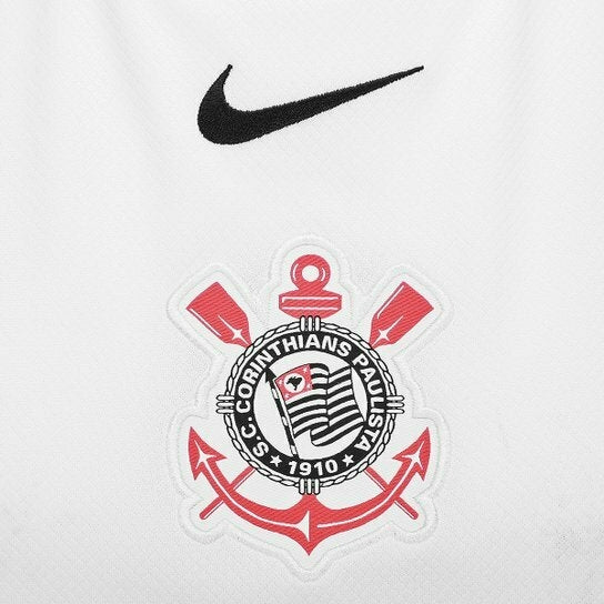 Camisa Corinthians I 25/26 -  Nike Feminina - Preta e branca
