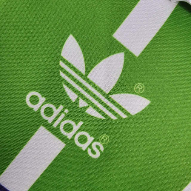 Camisa Retrô Palmeiras I 1992/1993 - Masculina Adidas - Verde com listras em branco