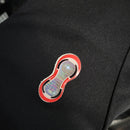 Camisa Retrô AC Milan II 2007/2008 - Masculina Adidas - Preta com detalhes em vermelho