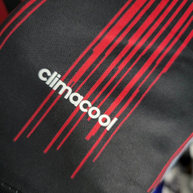 Camisa Retrô AC Milan I 2016/2017 - Masculina Adidas - Vermelha e preta