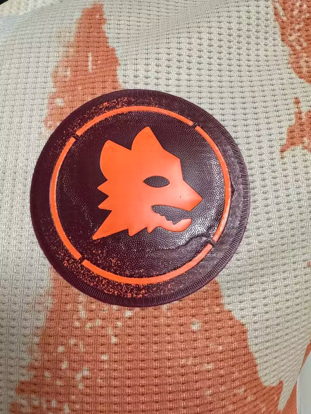 Camisa Roma II 24/25 - Jogador Adidas Masculina - Azul com detalhes em amarelo e vermelho