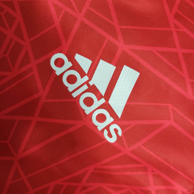 Jaqueta Corta-Vento Manchester United 23/24 - Masculina Adidas - Vermelha