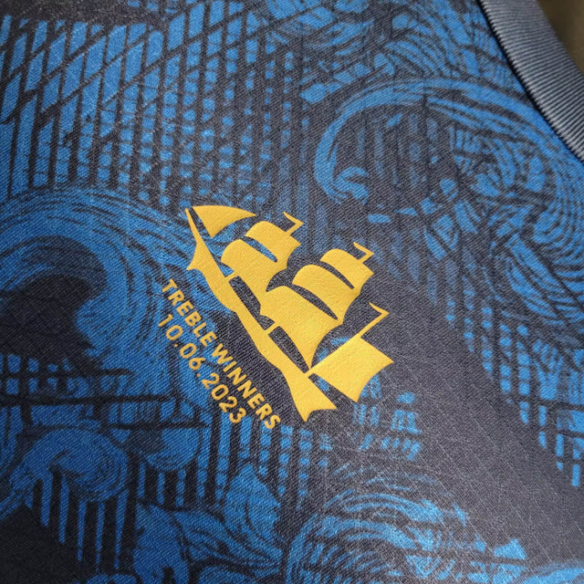 Camisa Manchester City Edição especial 23/24 - Jogador Masculina - Azul