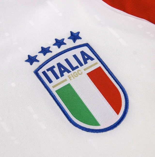 Camisa Seleção da Itália II 24/25 -  Adidas Feminina - Branca com detalhes em verde e vermelho e azul