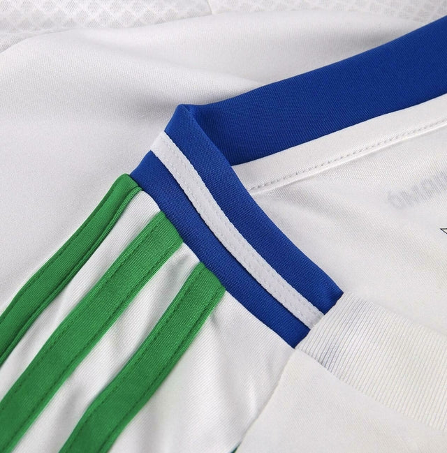 Camisa Seleção da Itália II 24/25 -  Adidas Feminina - Branca com detalhes em verde e vermelho e azul