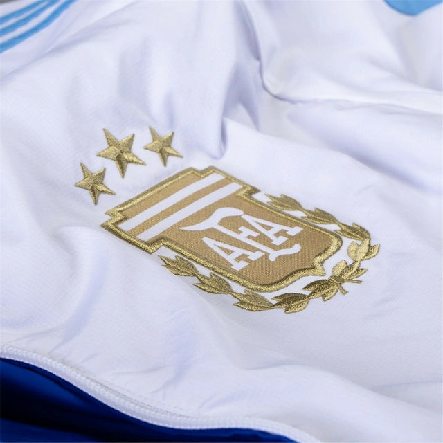 Jaqueta Corta-Vento Seleção Argentina I 24/25 - Masculina Adidas - Branca e azul