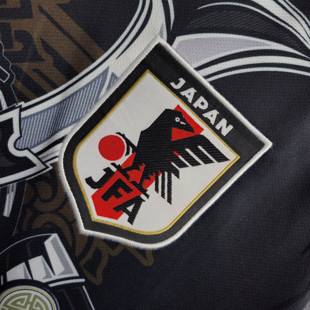 Camisa Japão Edição especial 24/25 - Torcedor Adidas Masculina - Preta e cinza com detalhes em branco e vermelho