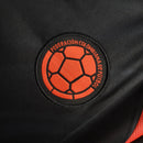 Camisa Seleção da Colômbia II 24/25 -  Adidas Feminina - Preta com detalhes em laranja