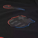 Camisa Barcelona II 24/25 -  Nike Feminina - Preta com detalhes em azul e vermelho